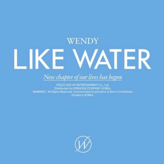 [RED VELVET] Wendy : Like Water