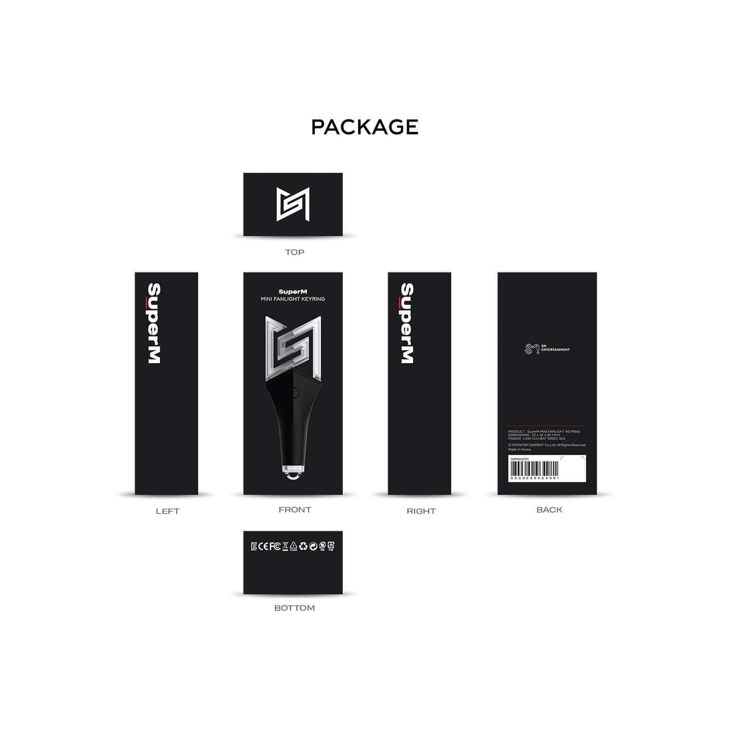 [SUPERM] Fanlight Lightstick Keyring