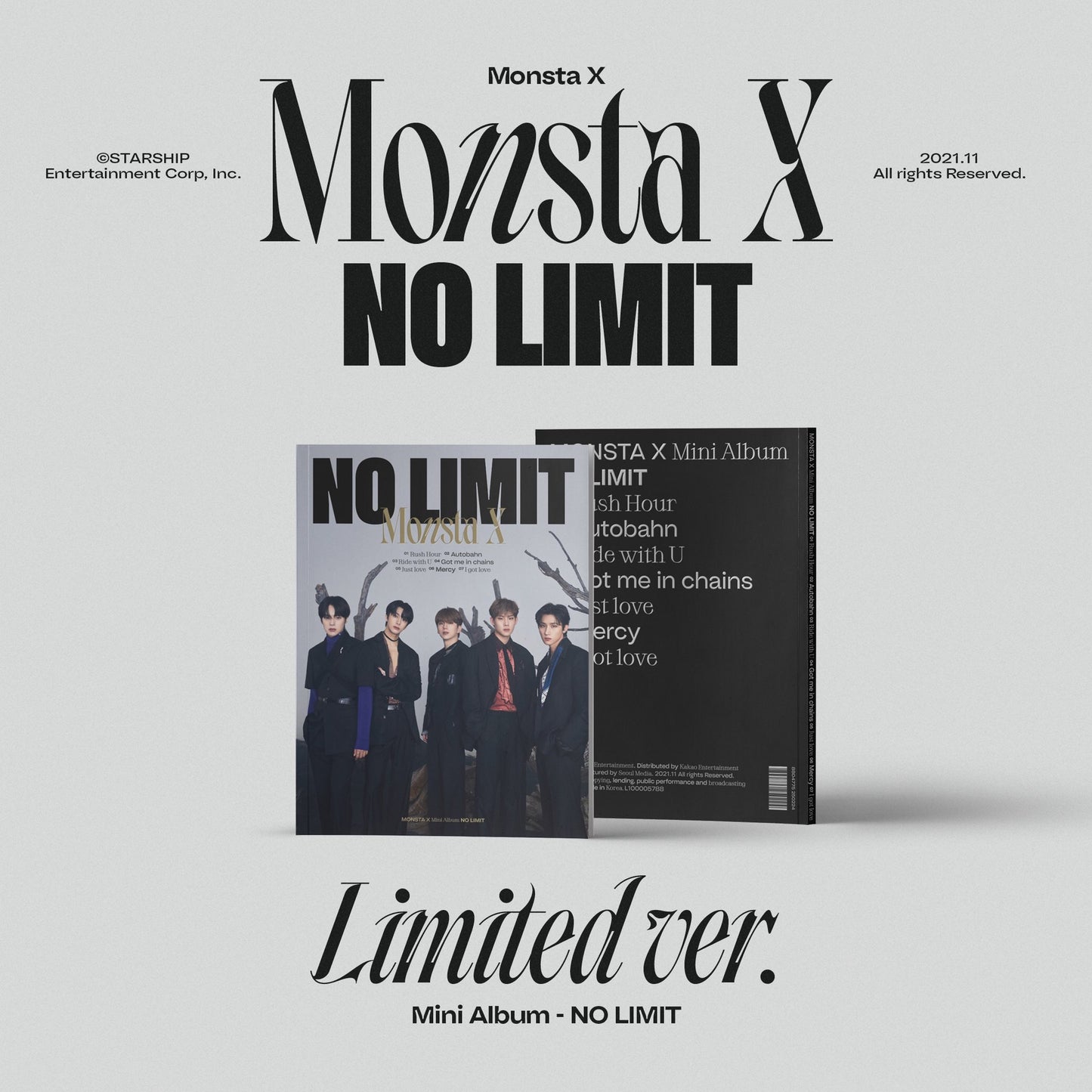 [MONSTA X] No Limit : Limited Version