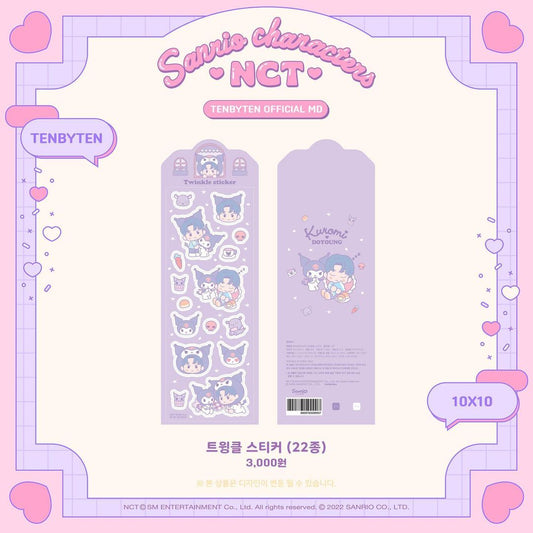 [NCT] NCT x Sanrio Characters : TENBYTEN Official MD : Twinkle Sticker