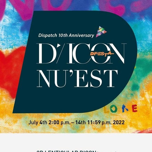[NU'EST] D-ICON D'Festa NU'EST : Dispatch 10th Anniversary
