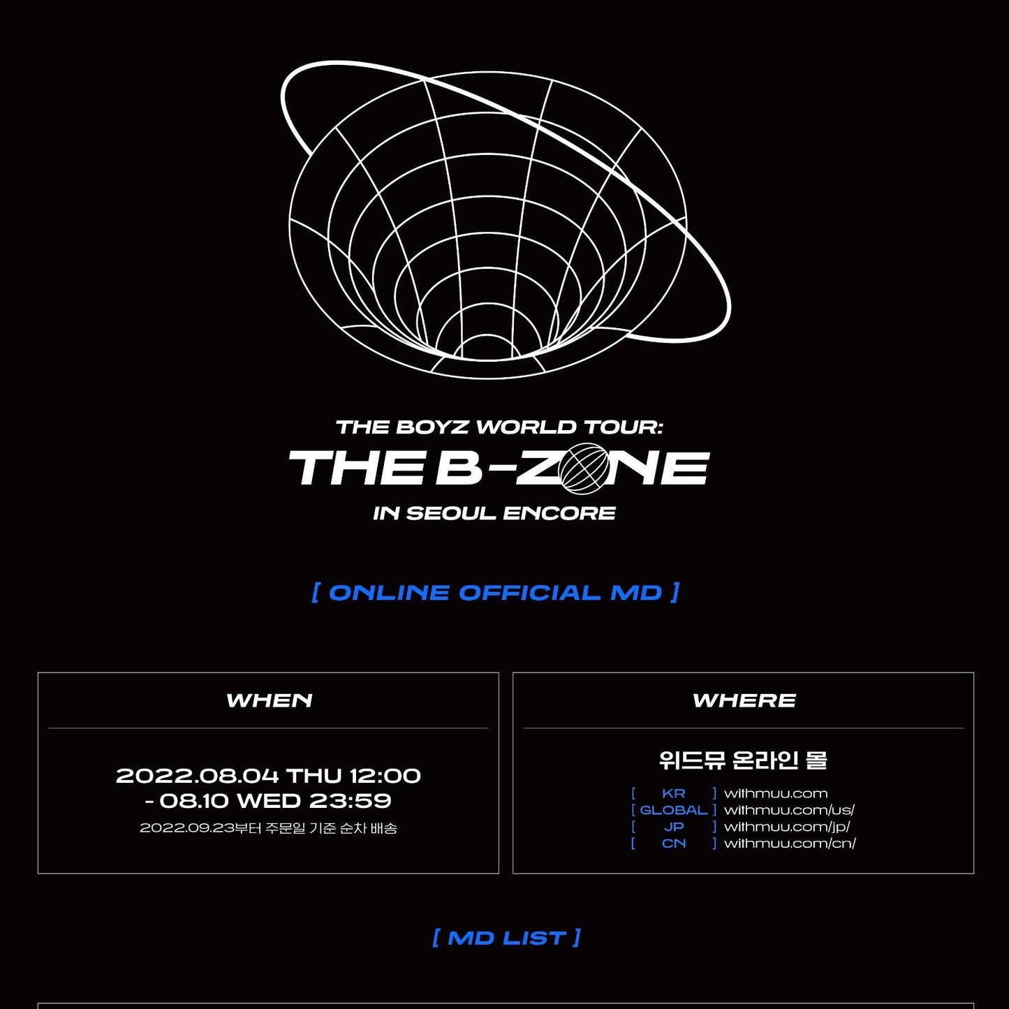 [THE BOYZ] B-ZONE In Seoul : Encore MD – krmerch