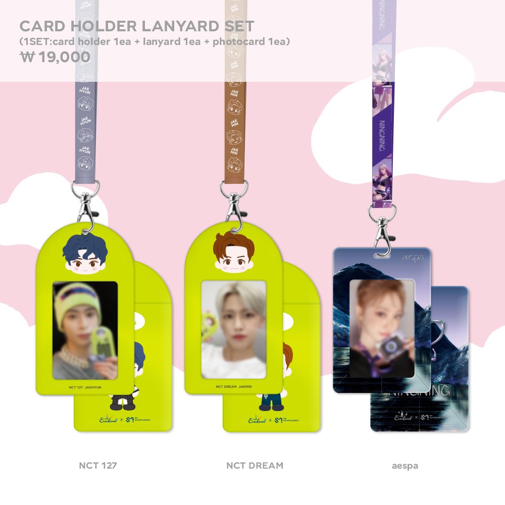 [NCT] NCT 127 : EVER SMTOWN : Kwangya@Everland MD : Card Holder Lanyard Set