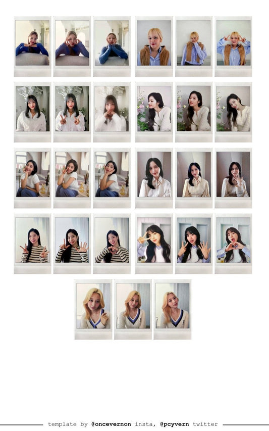 [TWICE] 7th Anniversary : Together 1&2 : POB Polaroid