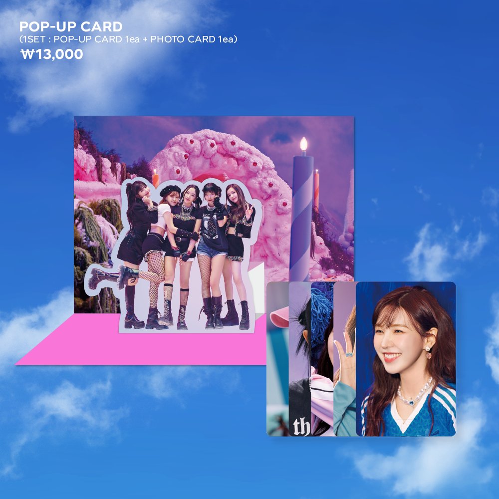 [RED VELVET] 'The ReVe Festival 2022 : Happiness’ Online Exhibition MD : Birthday Pop Up Card Set