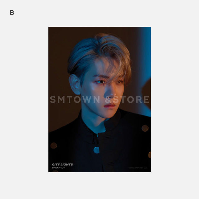 [EXO] Baekhyun : City Lights : A4 Photo