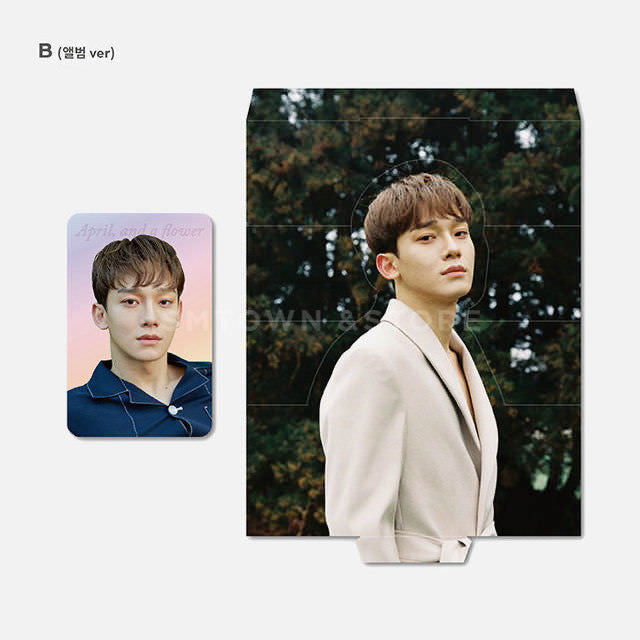 [EXO] Chen : April, and a Flower : Hologram Photocard + Standee set