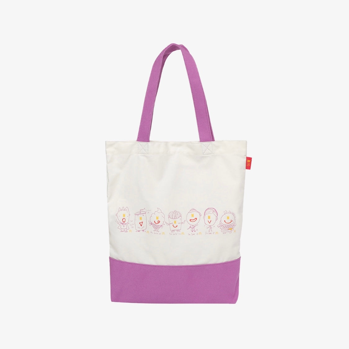 [BTS] BTSxMCD : Saucy Tote Bag (Ivory)