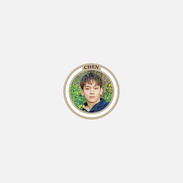 [EXO] Chen : April, and a Flower : Bookmark & Coaster Set