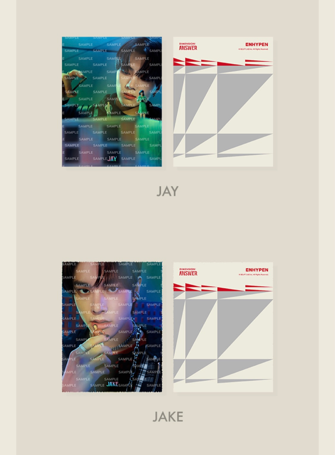 [ENHYPEN] Dimension : Answer : Postcard Set