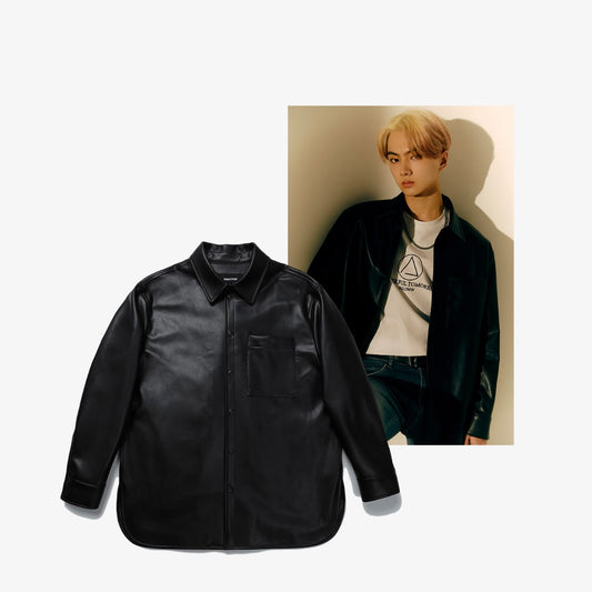 [ENHYPEN] Day One Uniform : Leather Shirt