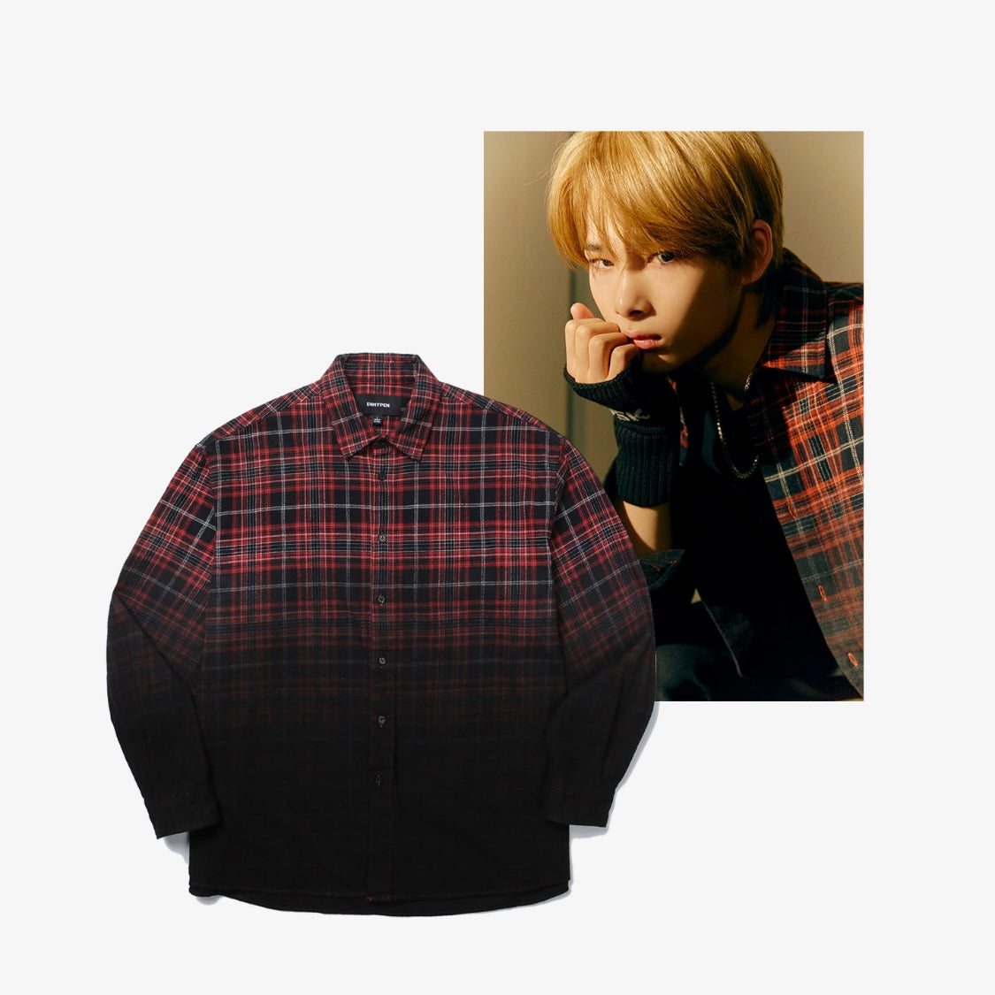 アイドル ENHYPEN UNIFORM SHIRT ENHYPEN] Day One Uniform : Shirt – krmerch