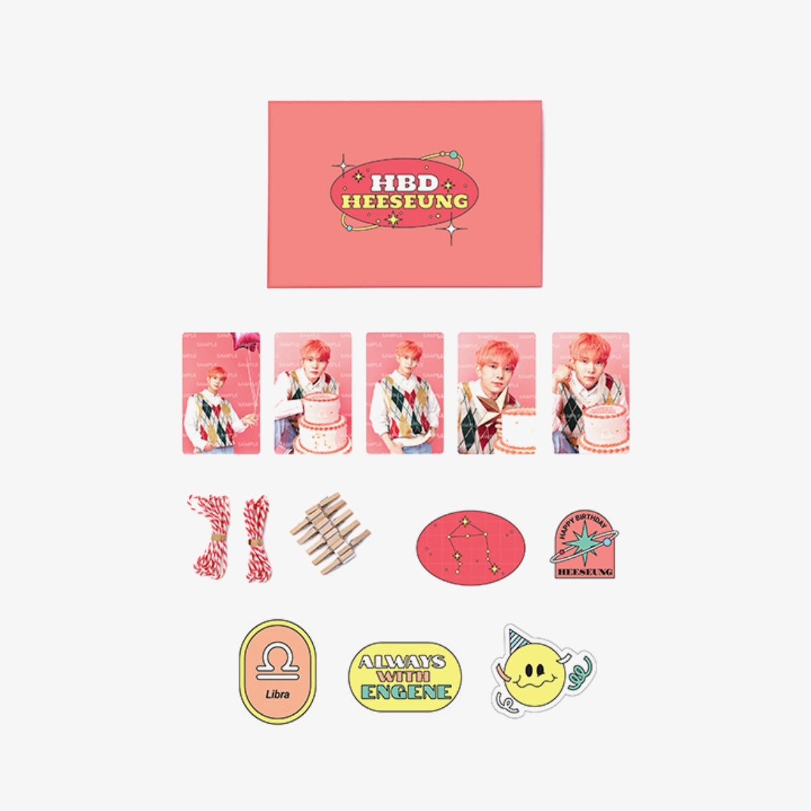 ENHYPEN] Heeseung : Birthday Official Merch : DIY Photo Card