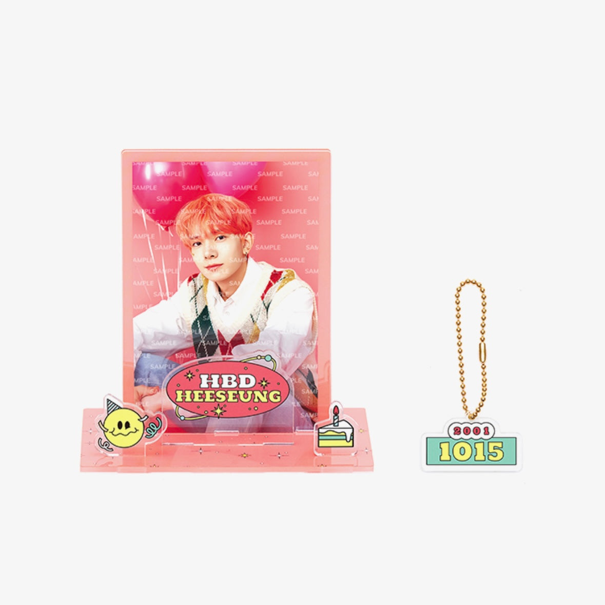 [ENHYPEN] Heeseung : Birthday Official Merch : Acrylic Frame & Keyring