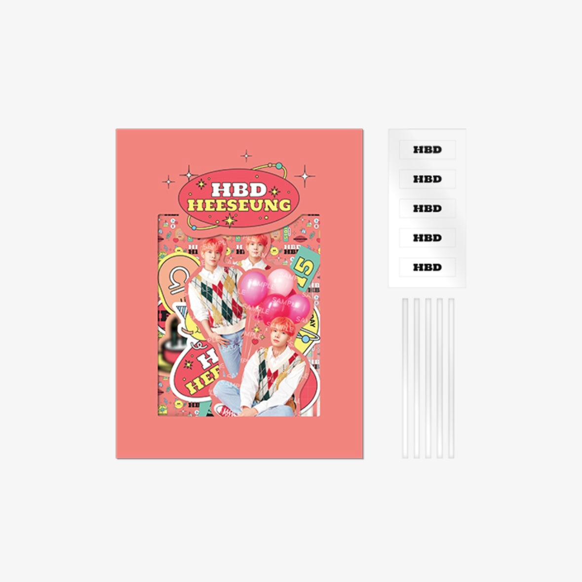 [ENHYPEN] Heeseung : Birthday Official Merch : Deco Sticker Set