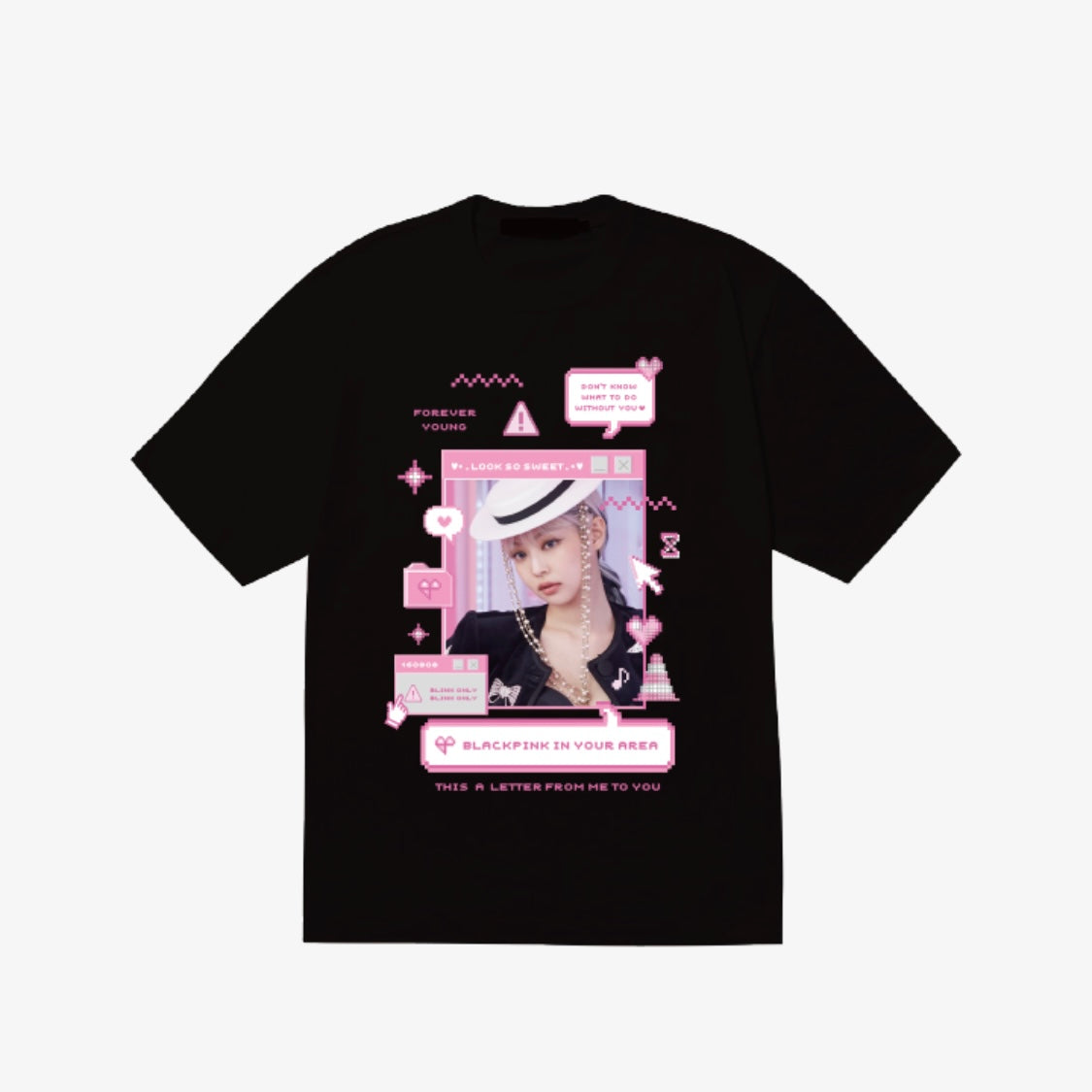 [BLACKPINK] Blackpink Anniversary T-Shirts : Black