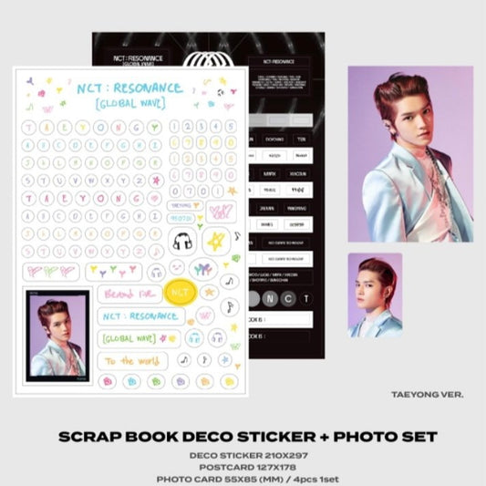 [NCT] NCT : Resonance : Global Wave : Beyond Live : Scrapbook Deco Sticker + Photo Set