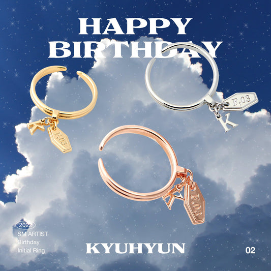 [SUPER JUNIOR] Artist Birthday Initial Ring : Kyuhyun