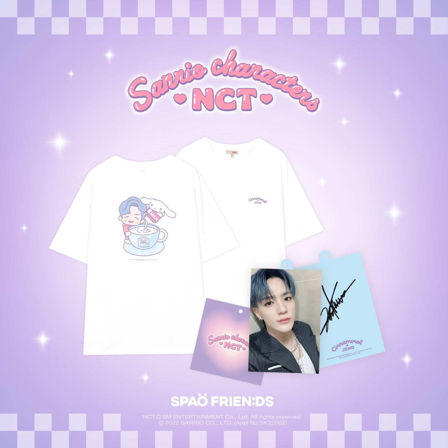 [NCT] SPAO : NCT x Sanrio Characters : Short Sleeved T-Shirt