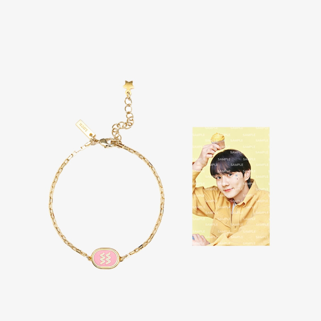 [ENHYPEN] Jungwon : Birthday Official Merch : Wish Bracelet (Gold)