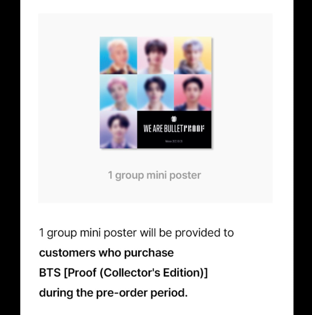 BTS] Proof : Collector's Edition – krmerch