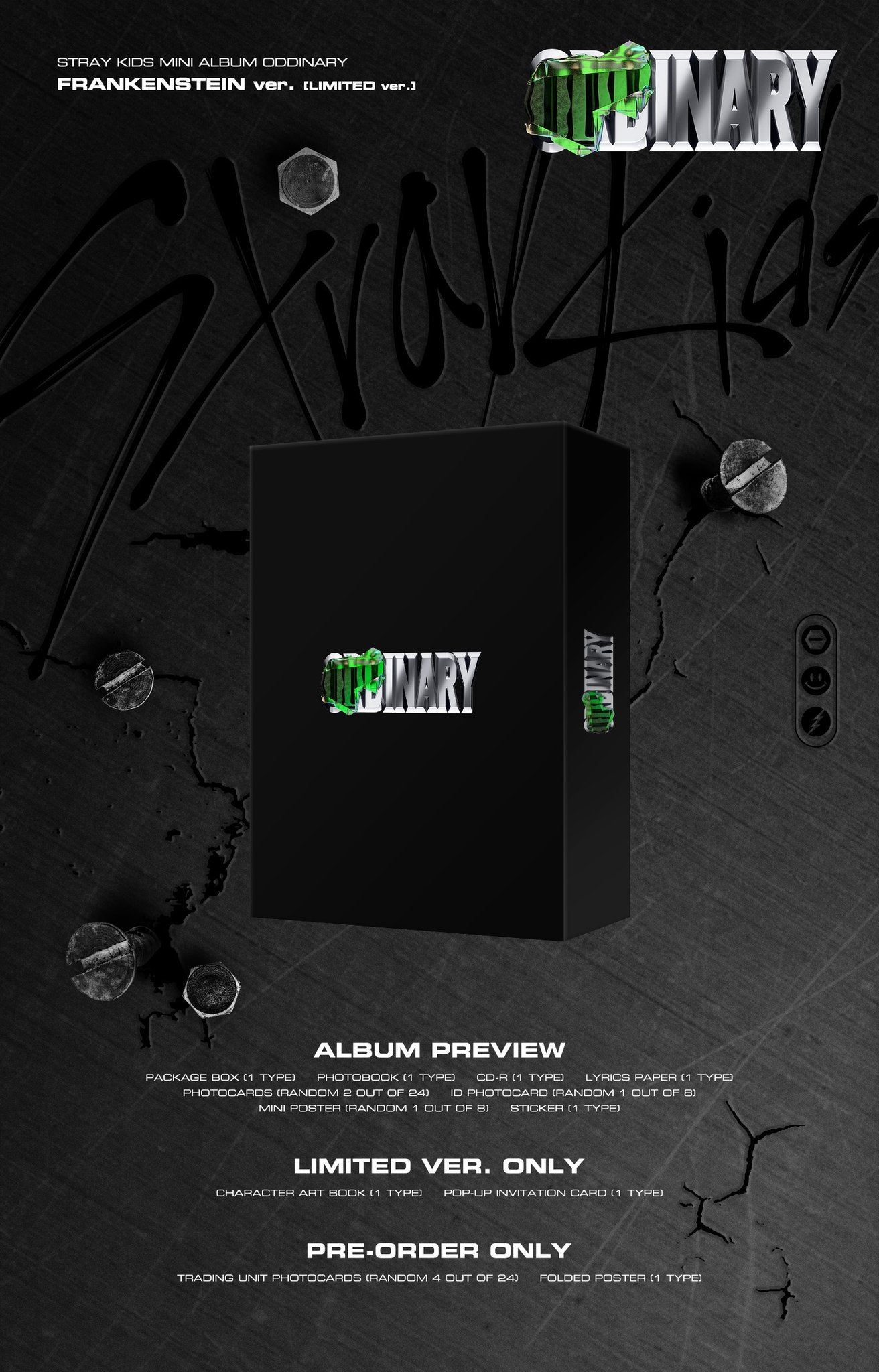 [STRAY KIDS] Oddinary : Frankenstein (Limited ver.)