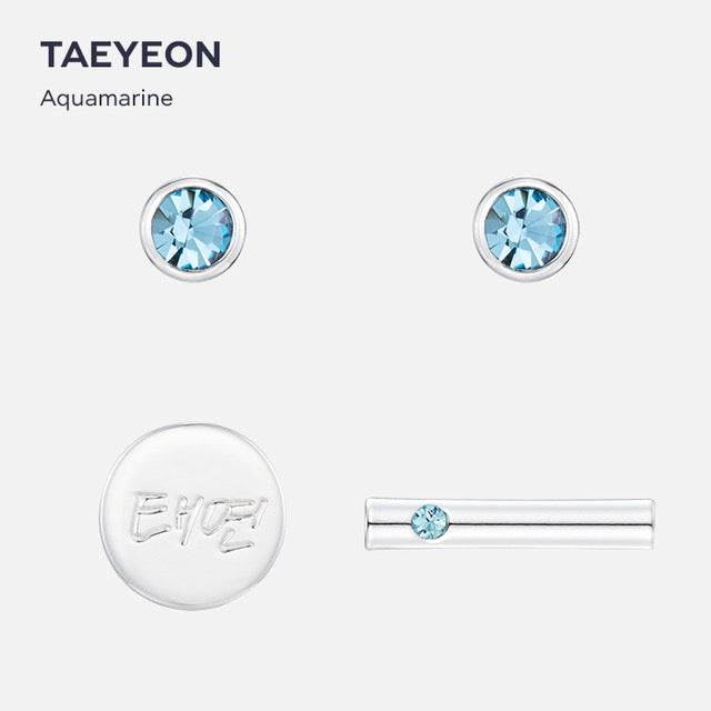 [SNSD Girls Generation] Artist Birthstone Earrings