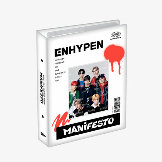 [ENHYPEN] World Tour Manifesto Official MD : Photocard Binder