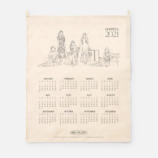 [RED VELVET] 2021 Canvas Drawing Calendar