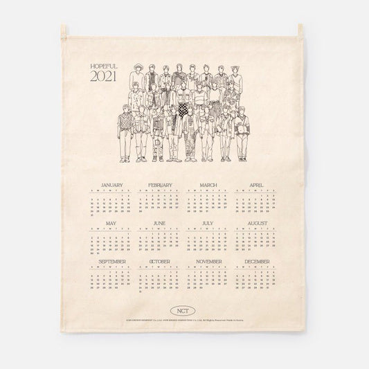 [NCT] 2021 Canvas Drawing Calendar