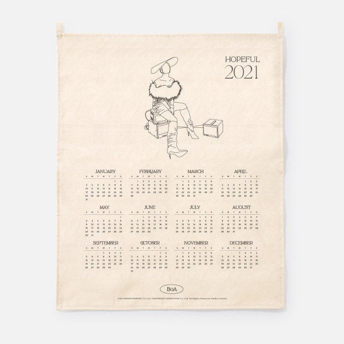 [BOA] 2021 Canvas Drawing Calendar