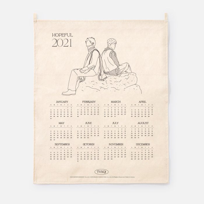 [TVXQ] 2021 Canvas Drawing Calendar