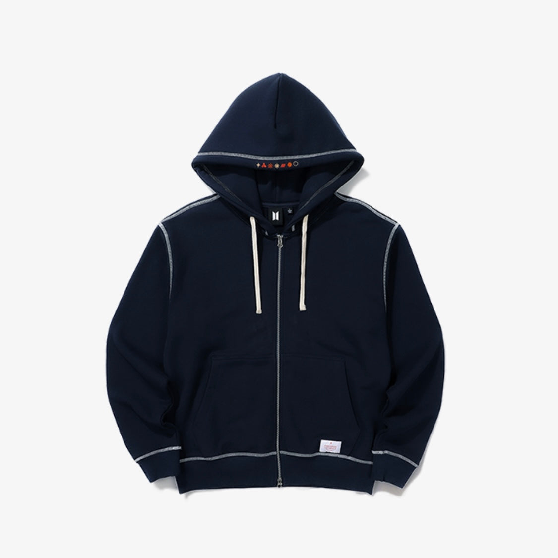 [BTS] Permission To Dance On Stage : Zip-Up Hoodie (Navy)