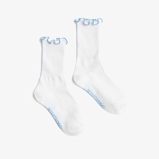 [SEVENTEEN] 2021 Carat Land : Ruffle Socks (White)