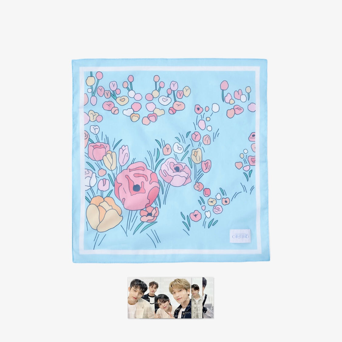 [SEVENTEEN] 2021 Carat Land : Handkerchief (Skyblue)