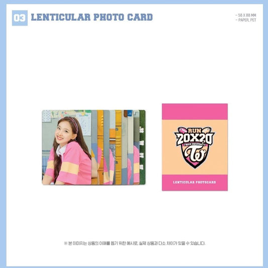 [TWICE] 2020 Season's Greetings : Run 20x20 Special MD : Lenticular Photocard