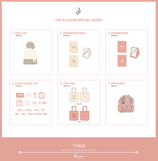 [TWICE] 2020 Japan Season's Greetings : Illusion Special Goods