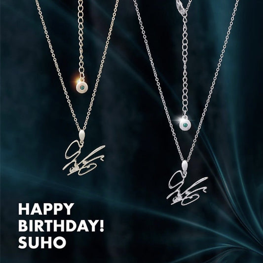 [EXO] Artist Birthday Necklace : Happy Birthday! Suho