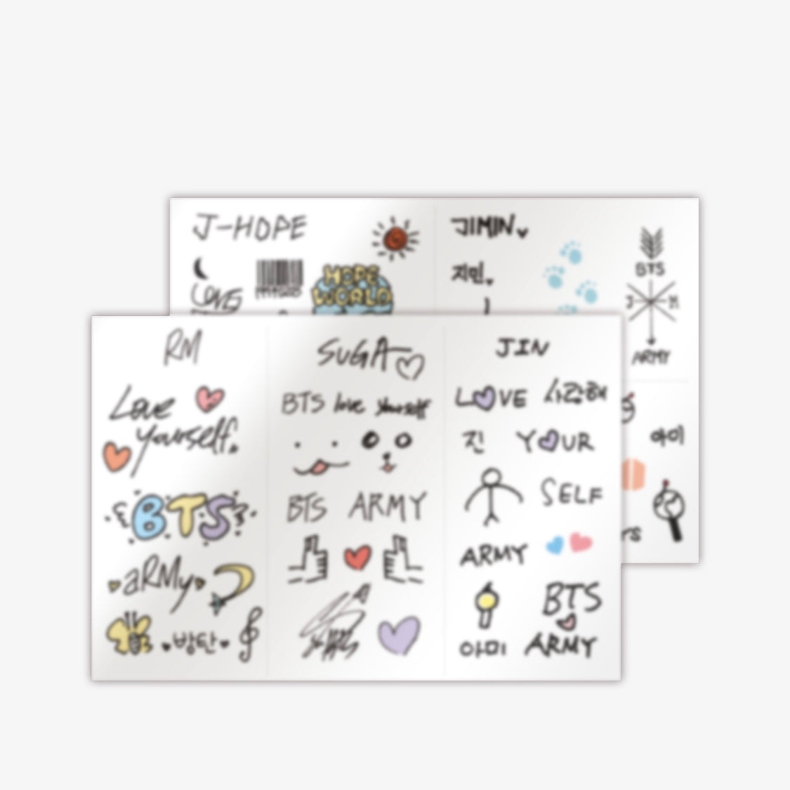 [BTS] BangBang Pop Up : Tattoo Sticker Set