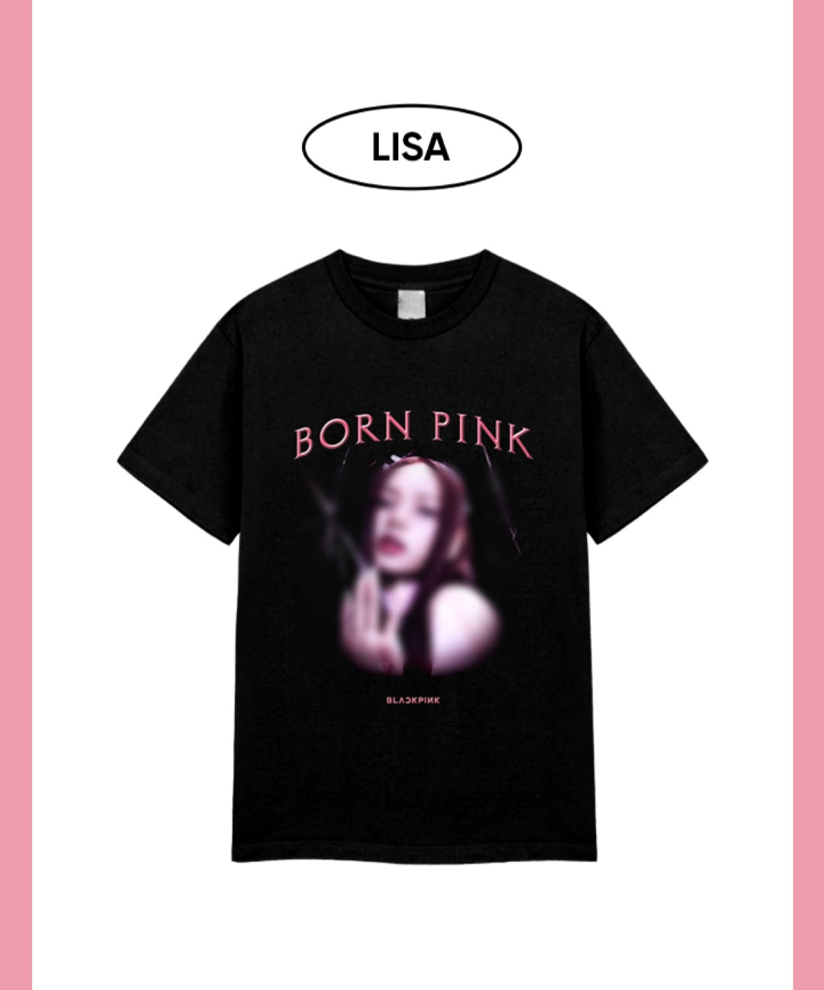 [BLACKPINK] Born Pink World Tour : Tour T-Shirts Type 1