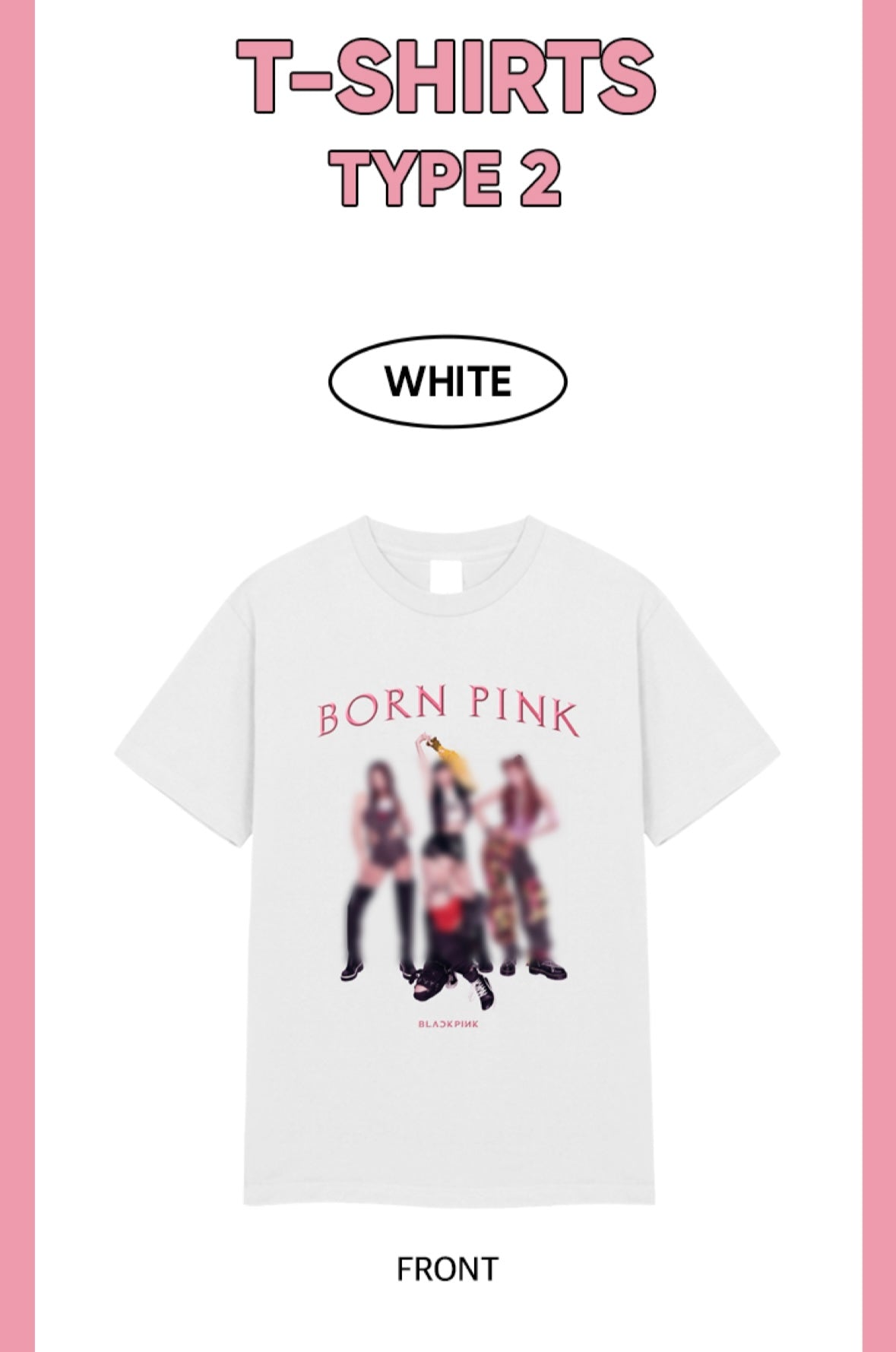 BLACKPINK BORNPINK TOUR-Tシャツ　Lサイズ BLACKPINK WORLD TOUR BORN PINK FINALE IN SEOUL MD T-SHIRT