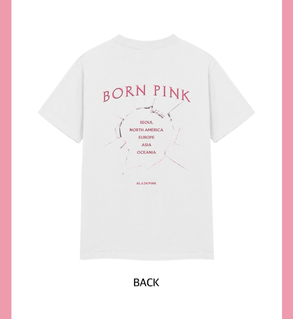 [BLACKPINK] Born Pink World Tour : Tour T-Shirts Type 2