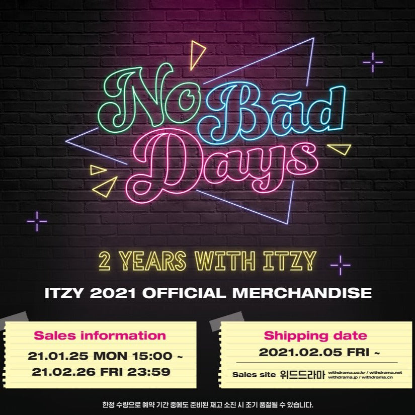 [ITZY] 2021 No Bad Days : Official Merchandise [FEB]