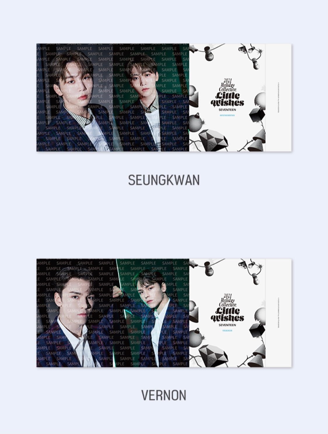 [SEVENTEEN] 2021 Holiday Collection : Little Wishes : 3-SIDED Stand Photo