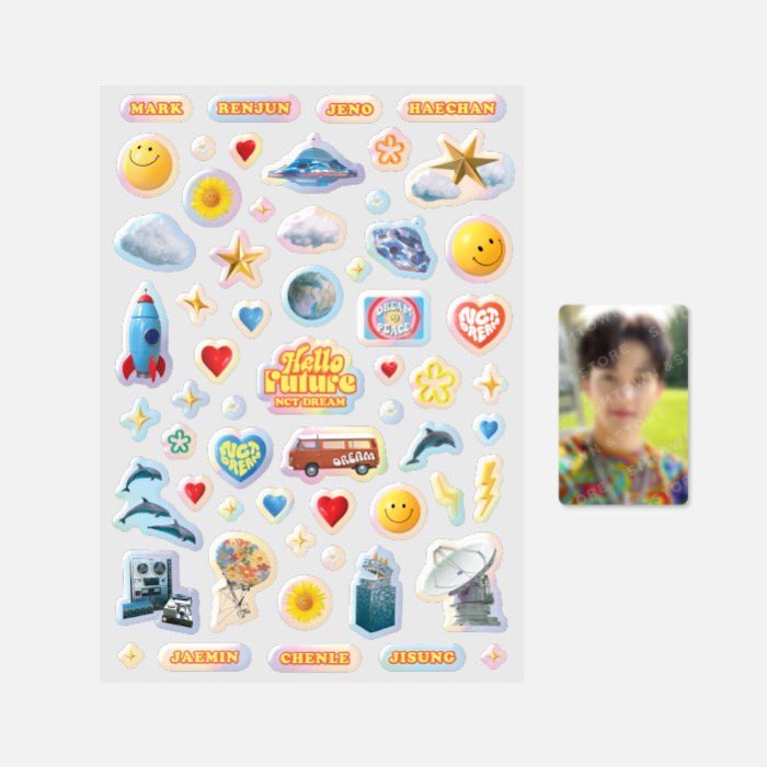 [NCT] NCT Dream : Hello Future : Hologram Epoxy Sticker Set