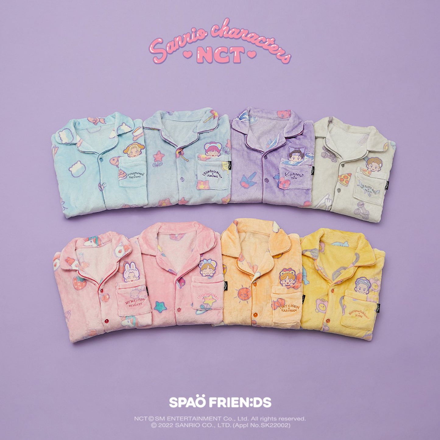 [NCT] SPAO : NCT x Sanrio Characters : Sleeping Pajamas