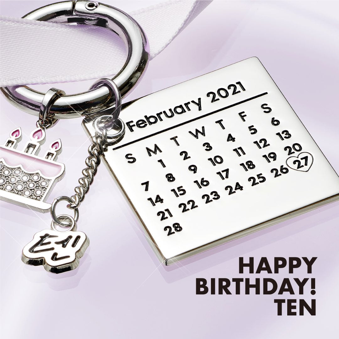 [NCT] Happy Birthday Ten : Artist Birthday Keyring