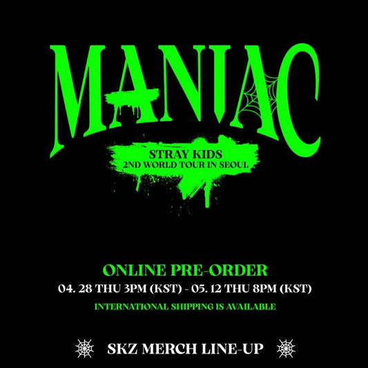 [STRAY KIDS] 2nd World Tour “MANIAC” in Seoul : Official Merch