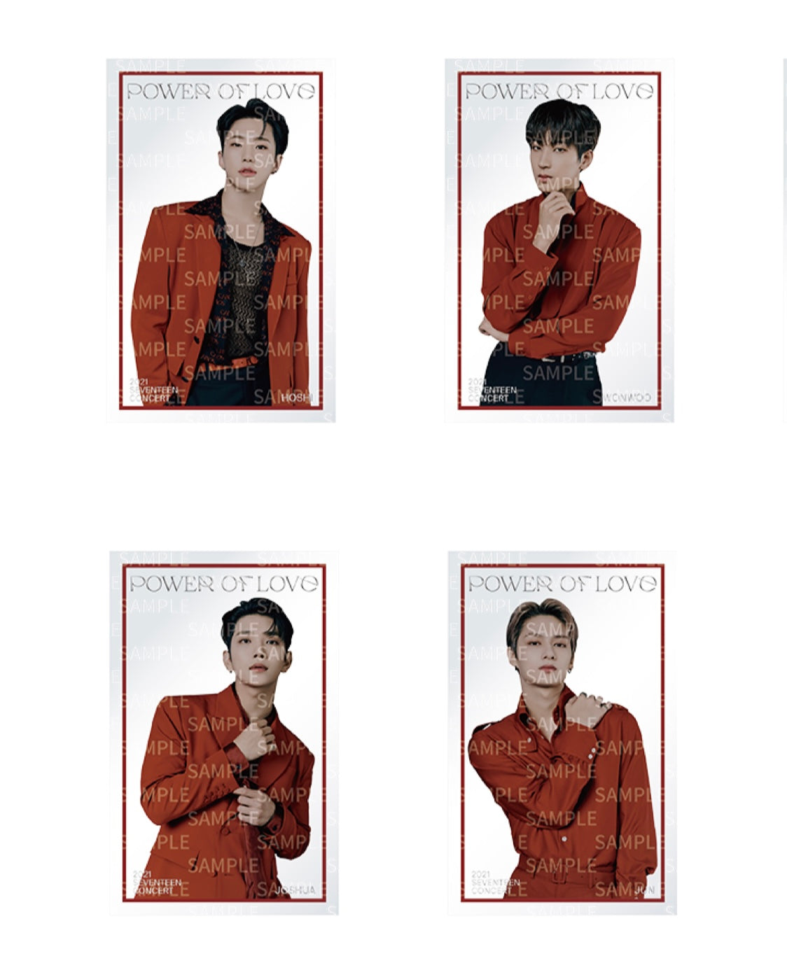 SEVENTEEN ミンギュ POWER OF LOVE インスタントフォト SEVENTEEN] Power Of Love : Instant Photo Card Set – krmerch