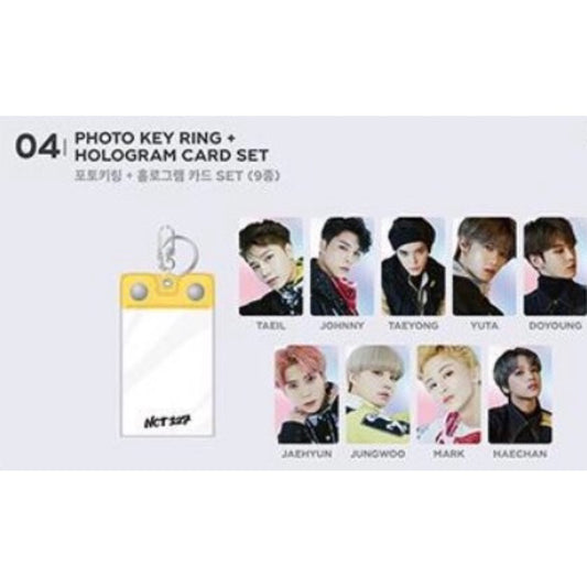 [NCT] NCT 127 We are Superhuman : Exhibition : Photo Keyring + Hologram Card Set